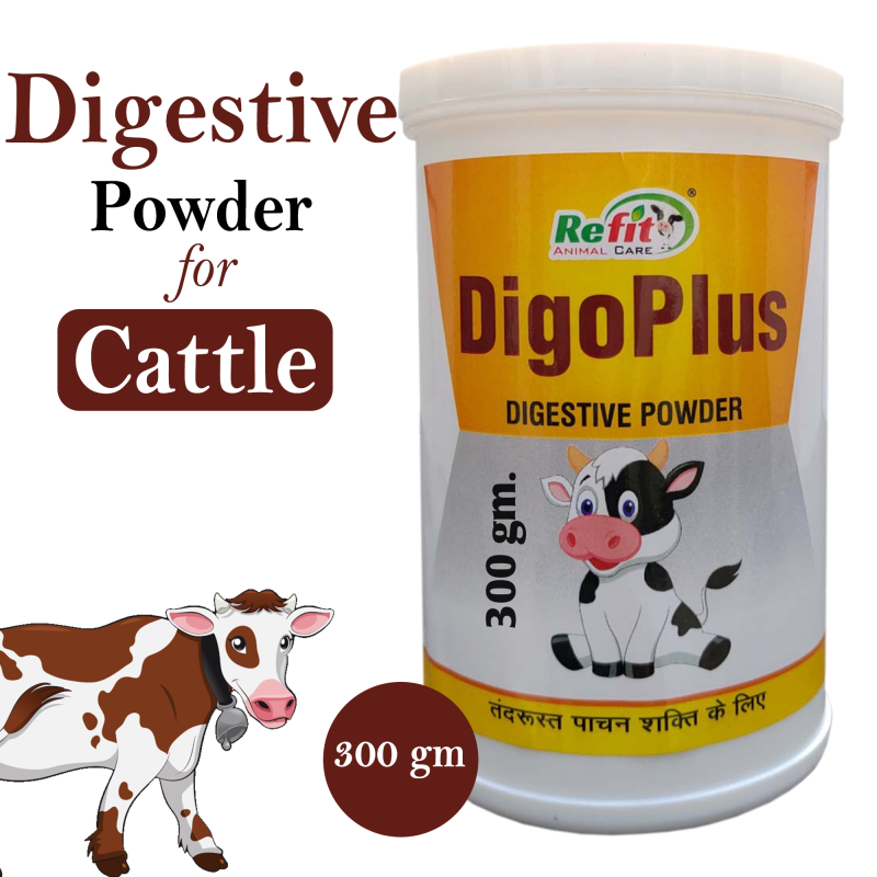 Digestive Powder for Digestion in Cows, Cattle, Goats, and Other Farm ...